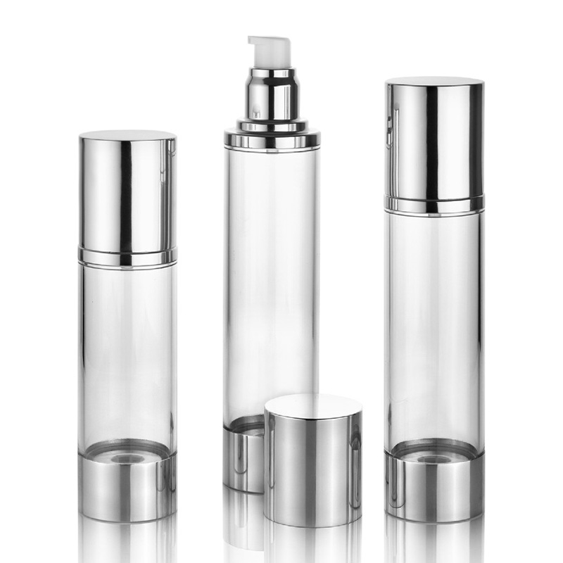 Aluminium-Airless-Serum-Pumpflasche