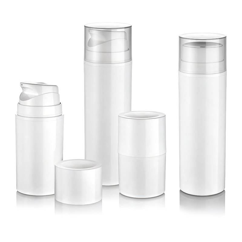 Airless-Flasche aus Kunststoff in voller Größe